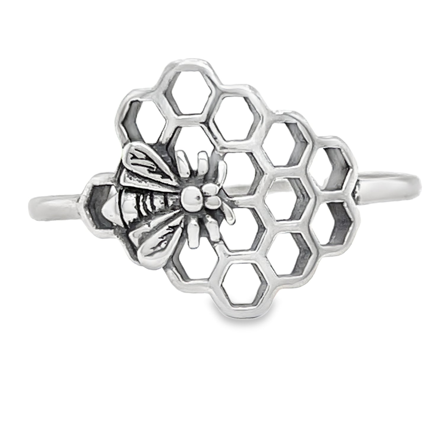 Anillo de abeja en forma de panal R346