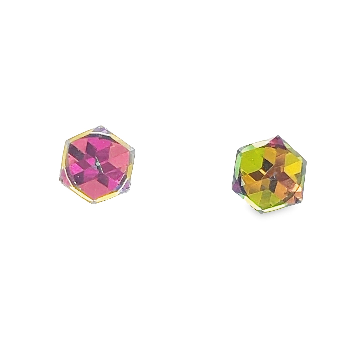 A805 Pendientes Poste cubo multicolor