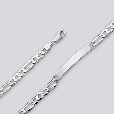 M526 Figaro Id Bracelet 8in 7mm