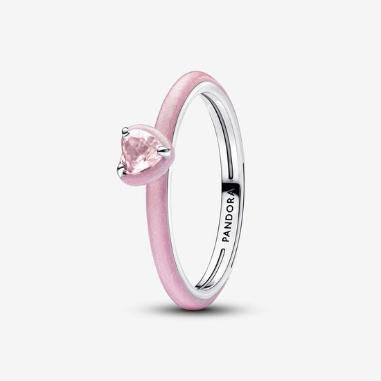 R1094 Pink Heart Ring