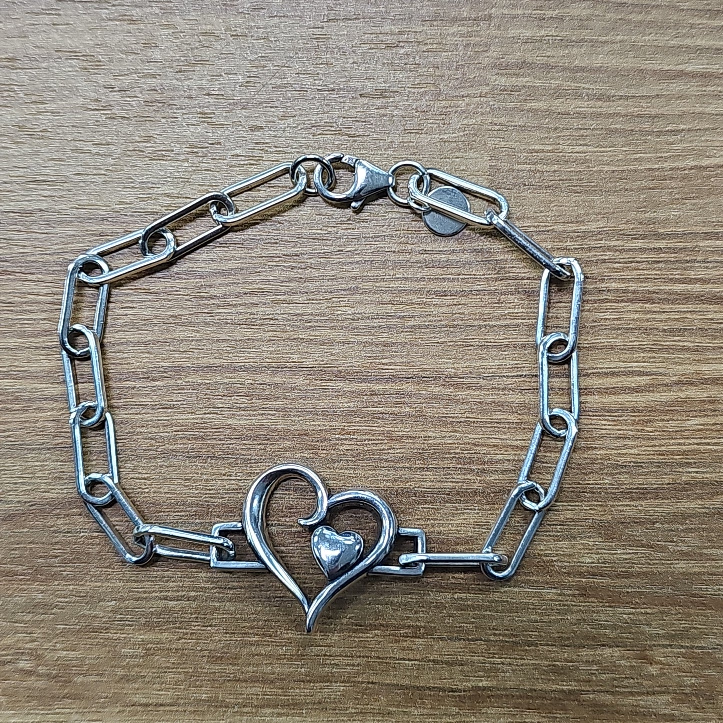 Pulsera de corazón con clip M405