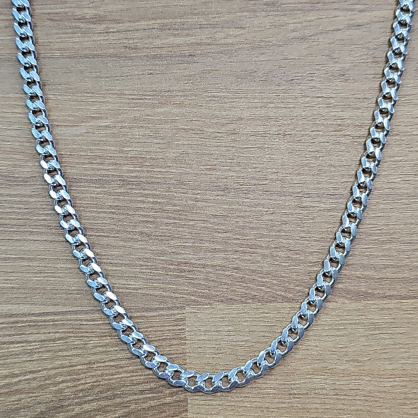 CA326 Curb Chain Necklace L150 5mm