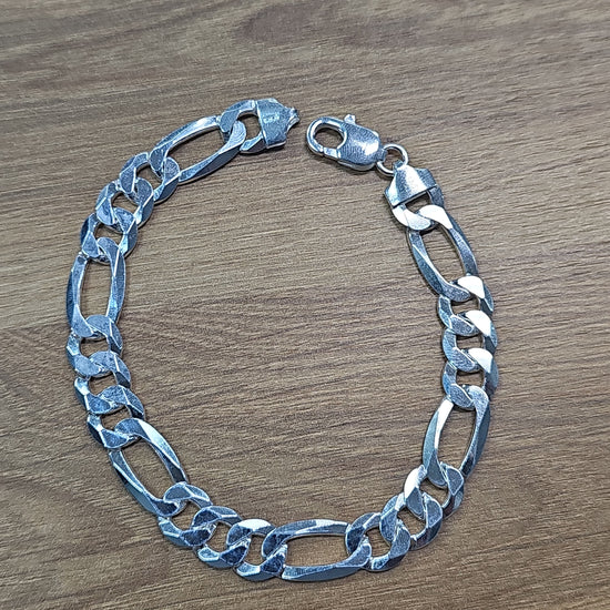 M410 Figaro Chain Bracelet 10mm