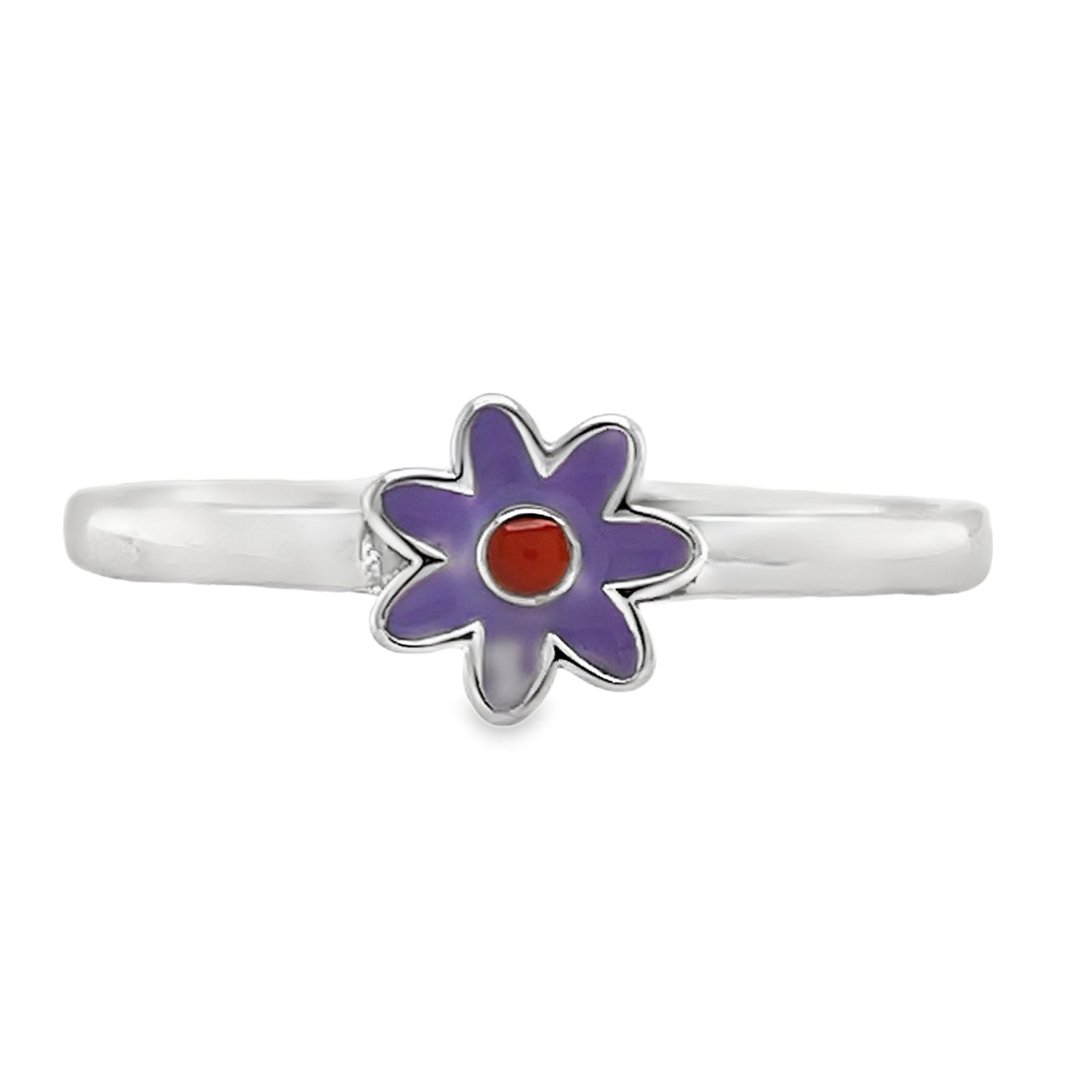 R1100 Purple Daisy Ring