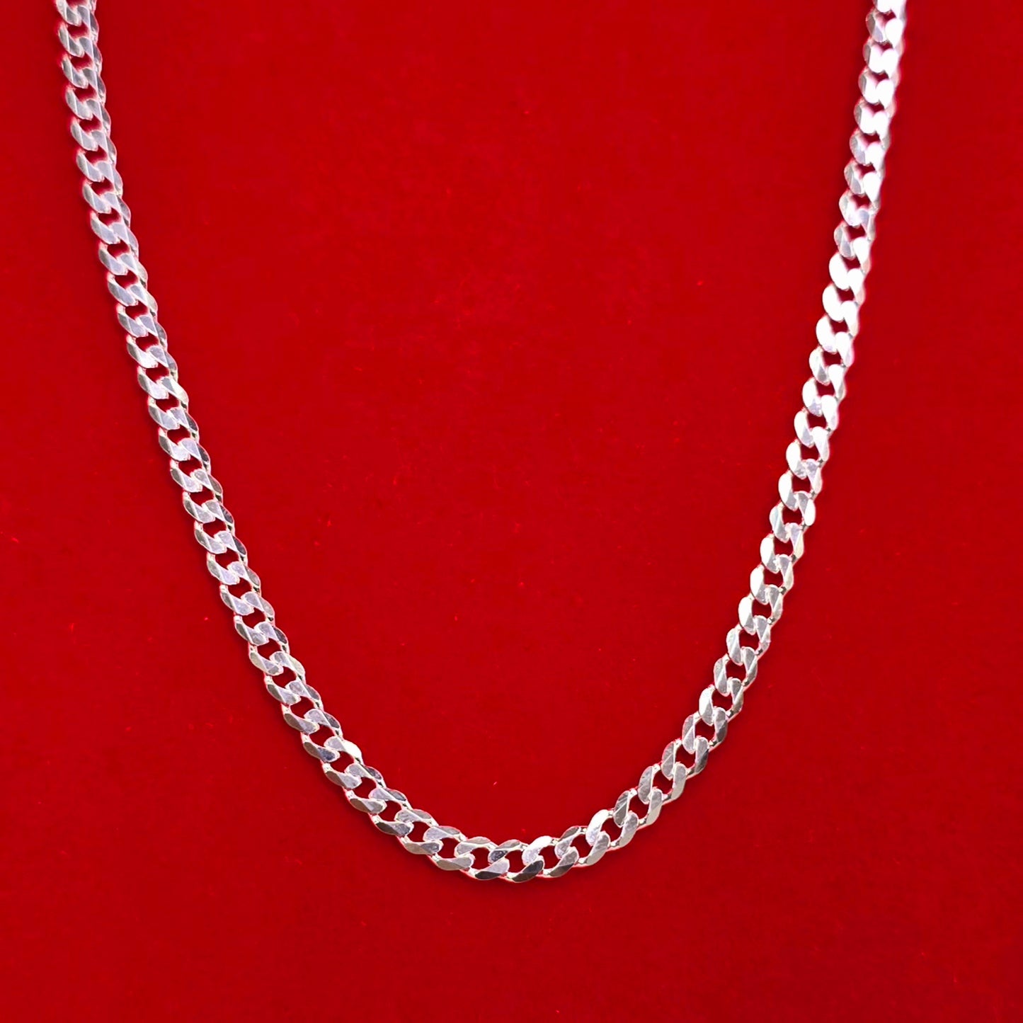 CA316 Cuban Curb Chain Necklace L120 4.5MM