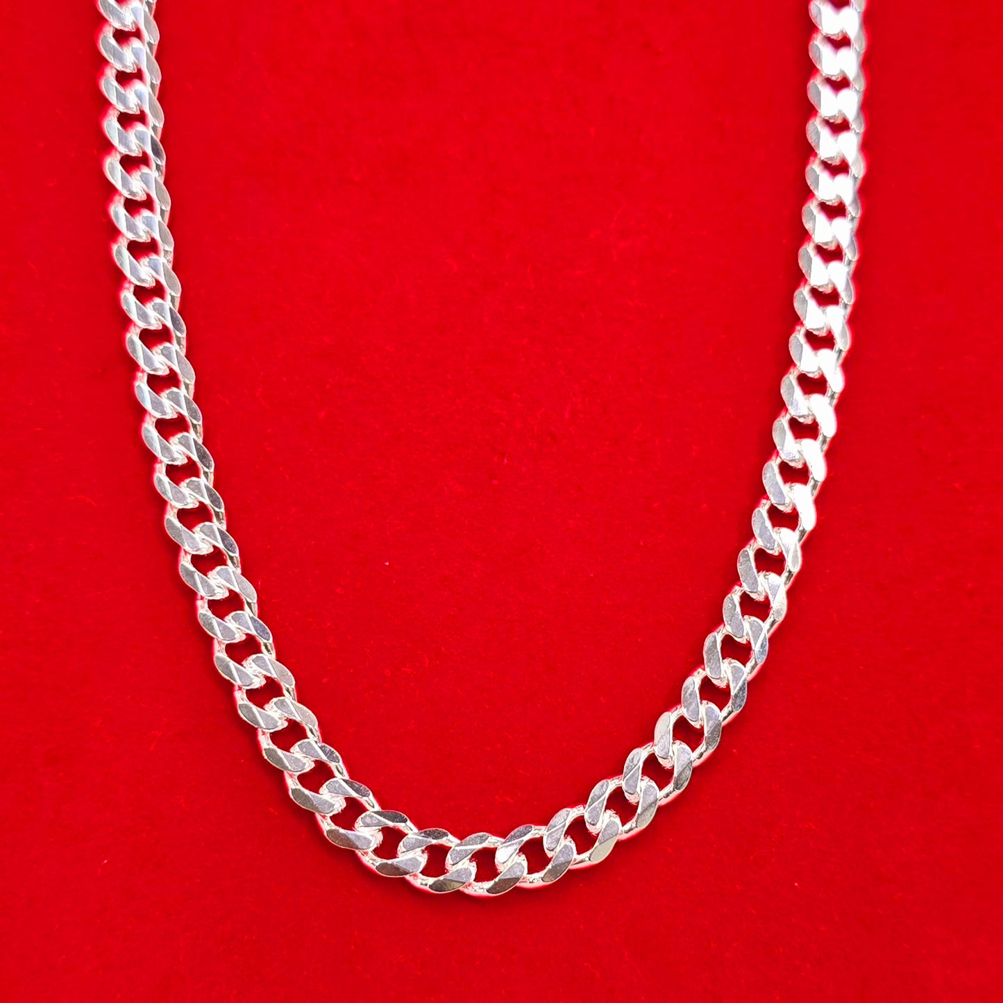 CA279 Cuban Curb Chain Necklace L180 -6.5mm