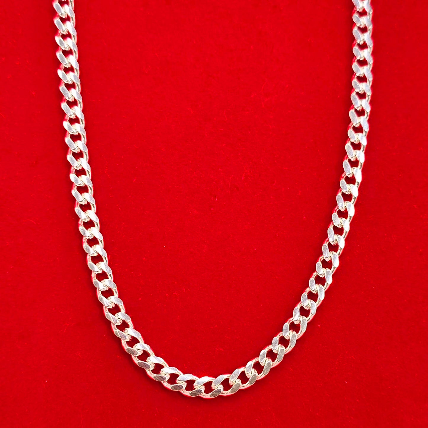 CA326 Curb Chain Necklace L150 5mm