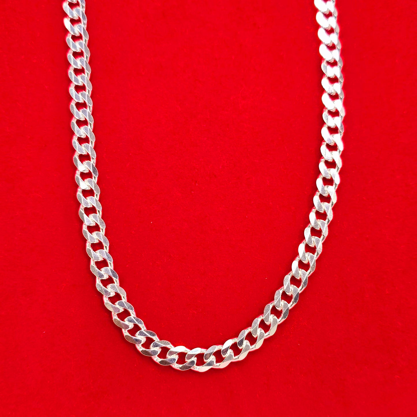 CA347 Collar de Cadena Cubana 6.5mm