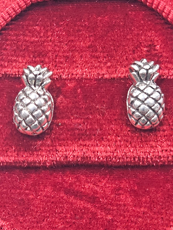 A957 Pineapple Post Earrings