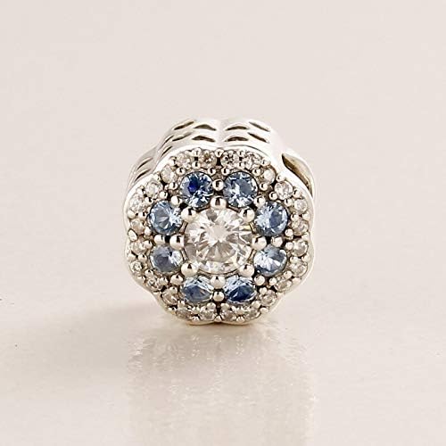 D2210 Blue Flower Charm