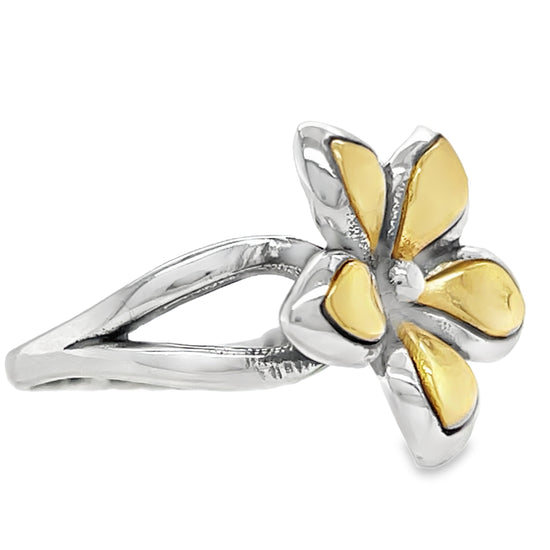 R1108 Gold Flower Ring