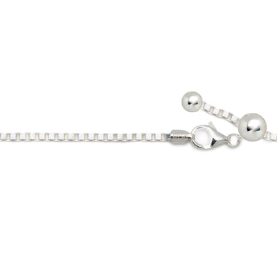 CA527 2.2mm Adjustable Box Chain 24in