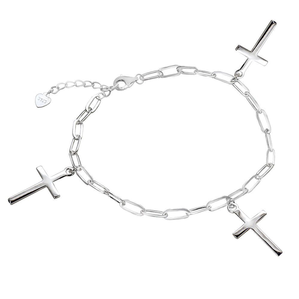 M499 Cross Charm Bracelet