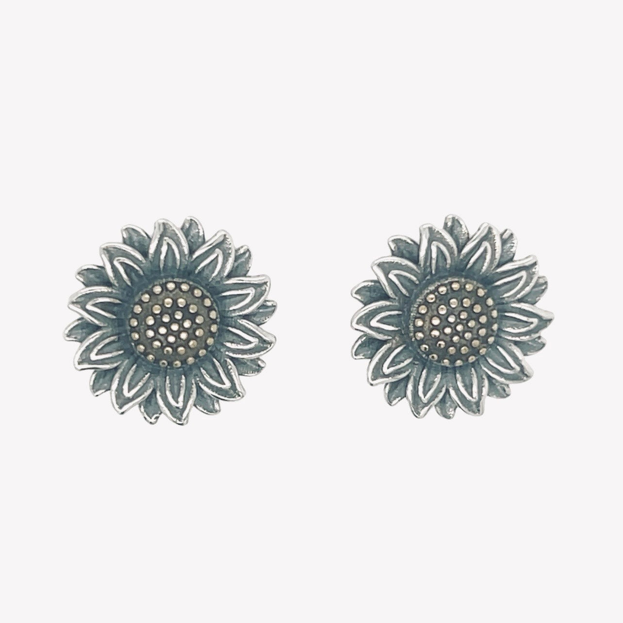 A493 Sunflower Post Earrings