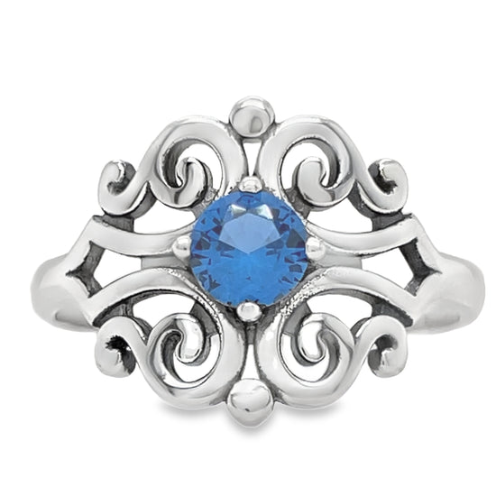 R526 Blue Stone Elegant Design Ring