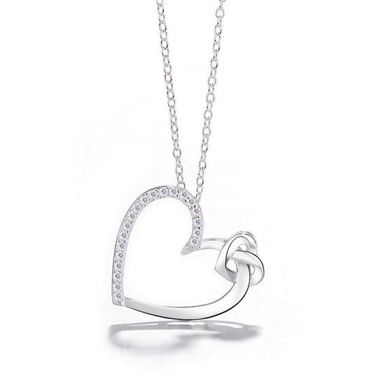 D1081 Heart CZ Pendant