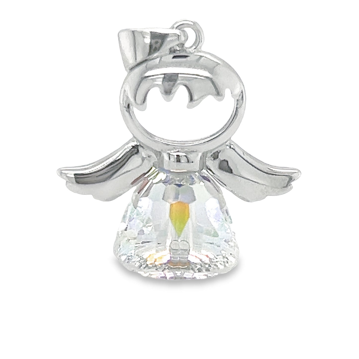 D1656 Clear Angel Pendant