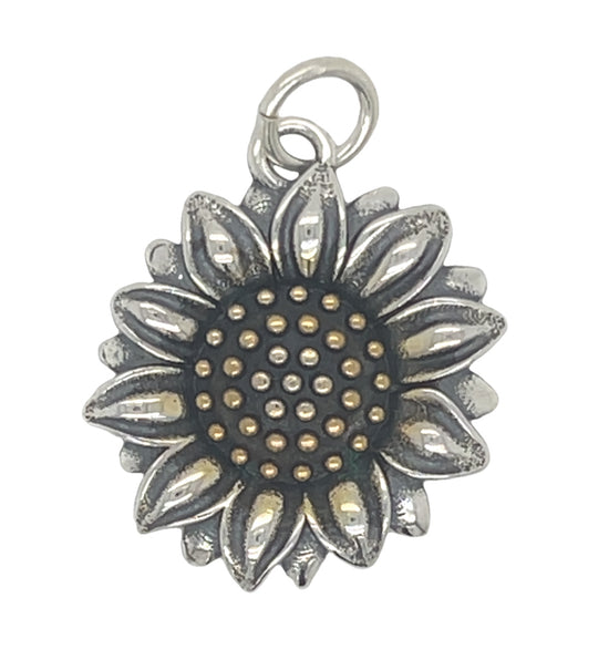 D1665 Big Sunflower Pendant