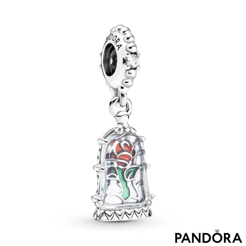 D1910 Rose Color Charm Pendant