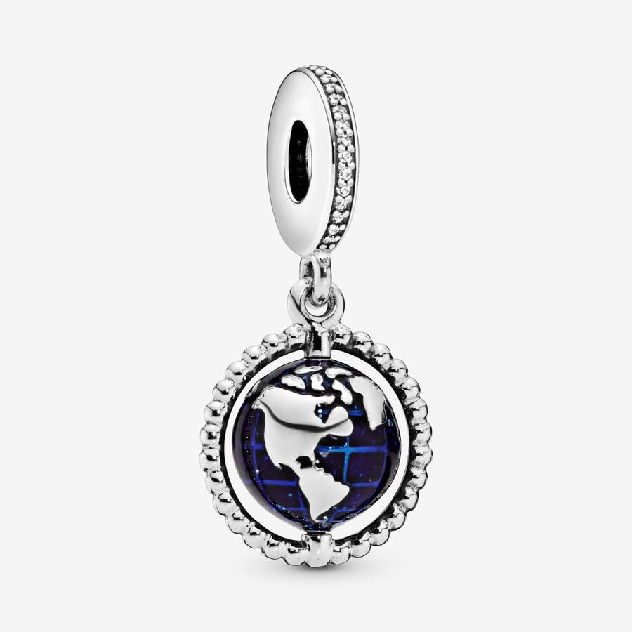 D1909 Blue Globe Pendant