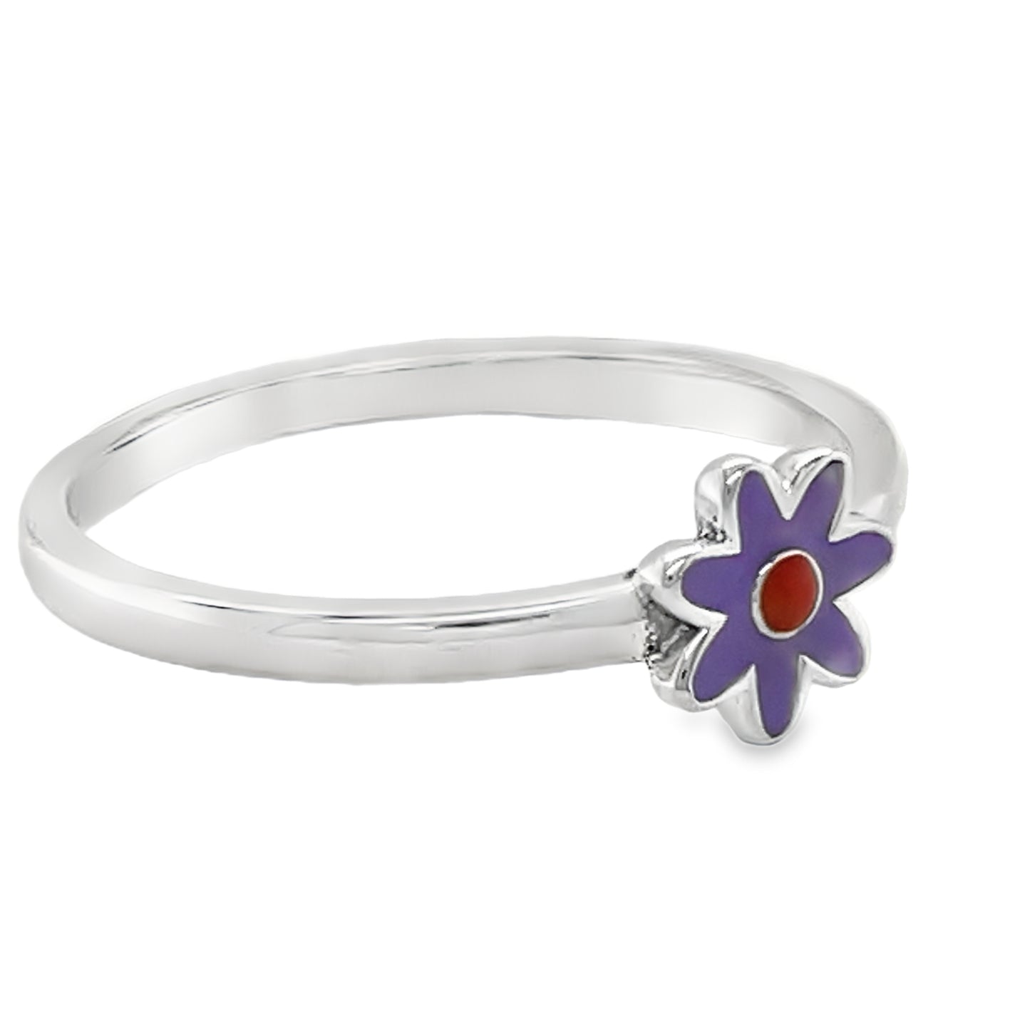 R1100 Purple Daisy Ring