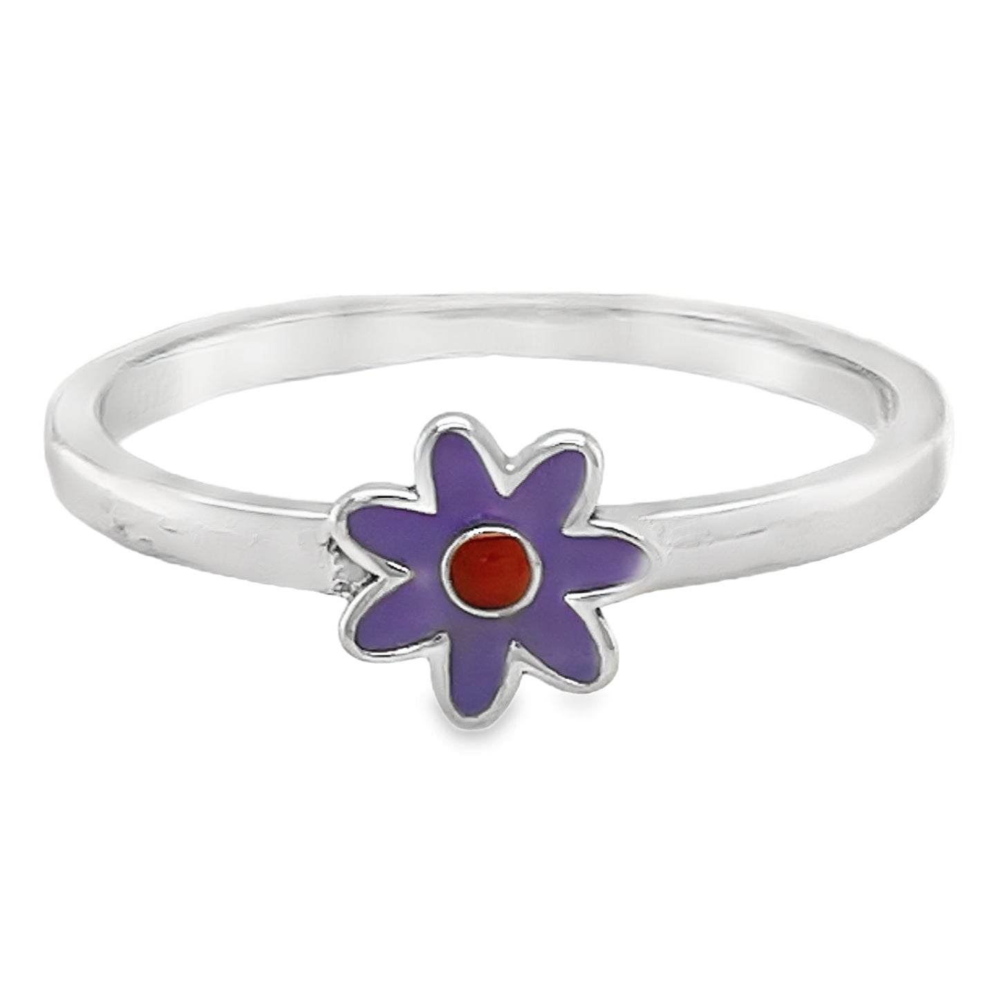 R1100 Purple Daisy Ring