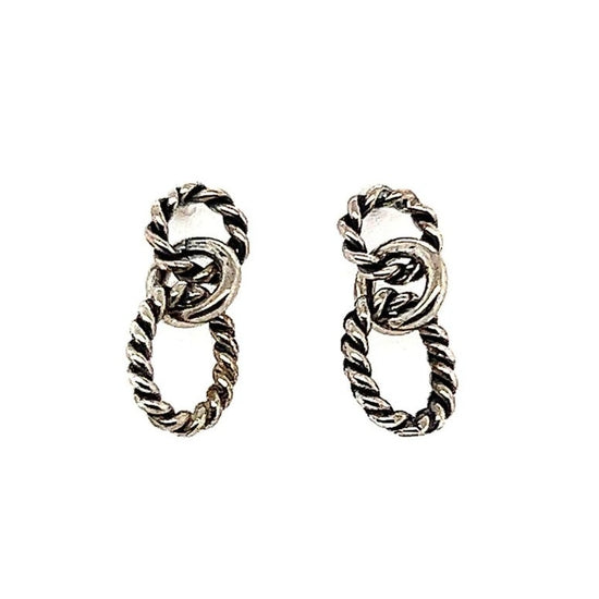 A329 Chain Post Earrings