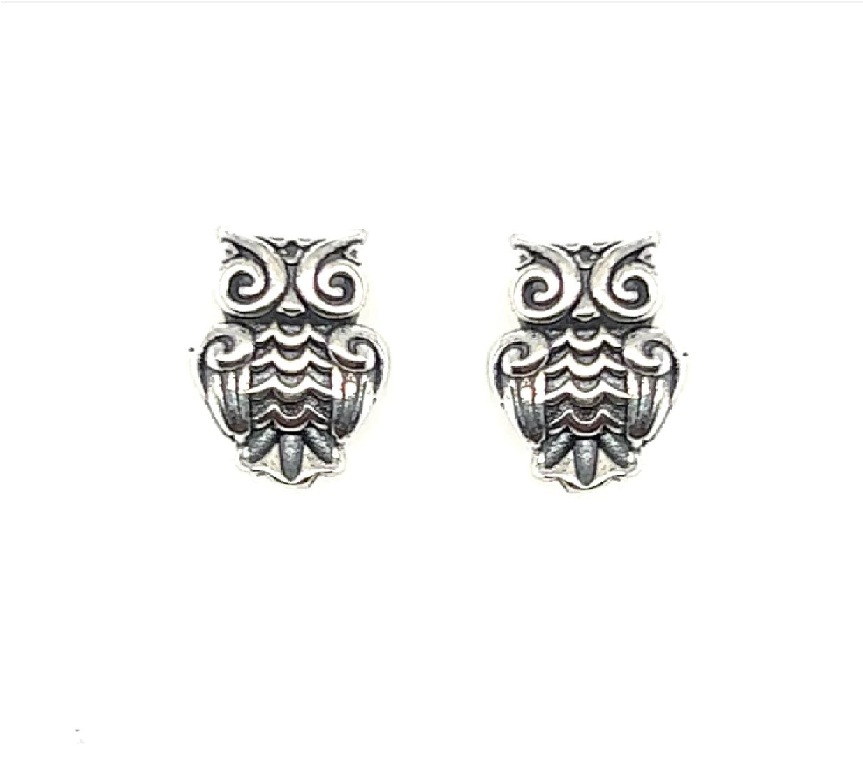 A381 Owl Post Earrings