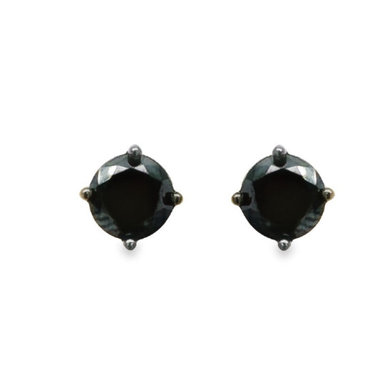 A696 Stone Cz Post Earrings