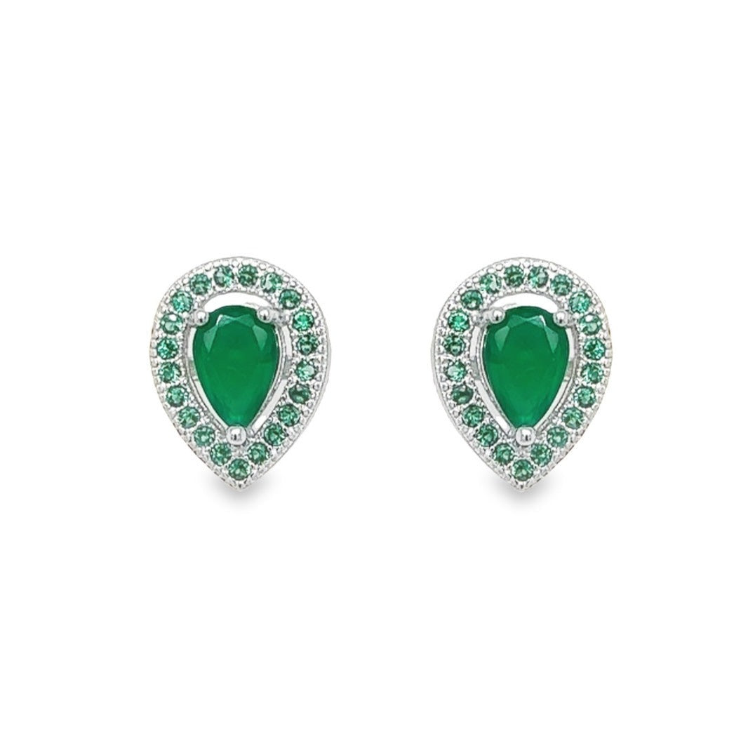 A722 Jade Drop Post Earrings