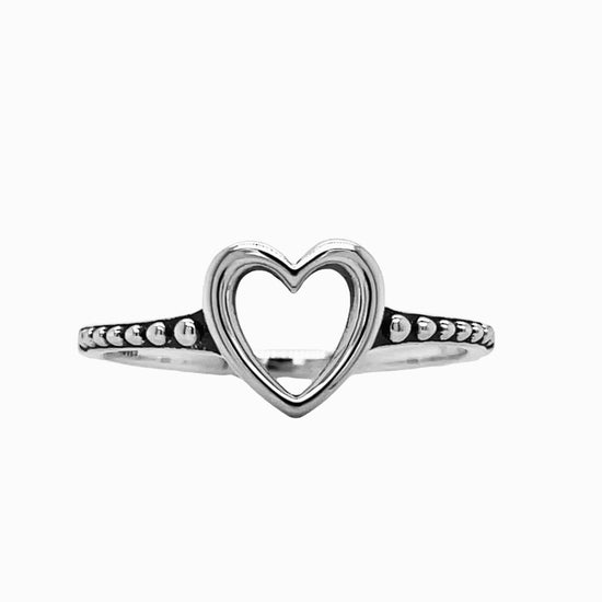 Anillo de corazón R1036