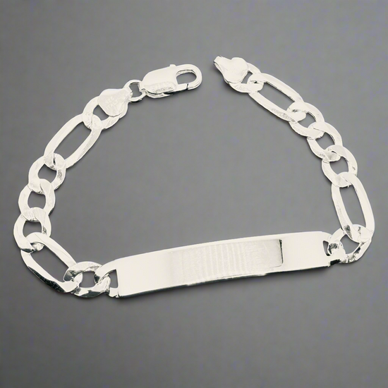 M525 Figaro Id Bracelet 8mm