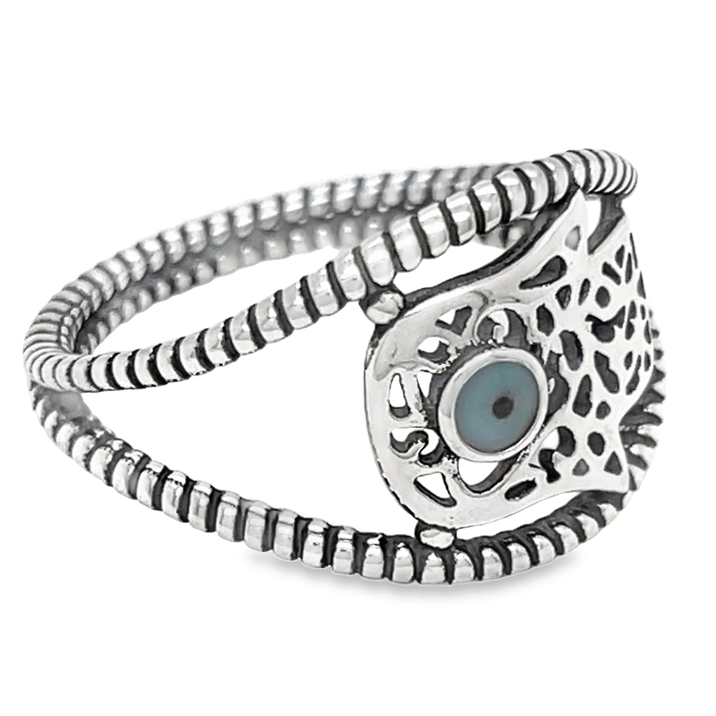 R713 Evil Eye Repellent Hand Ring