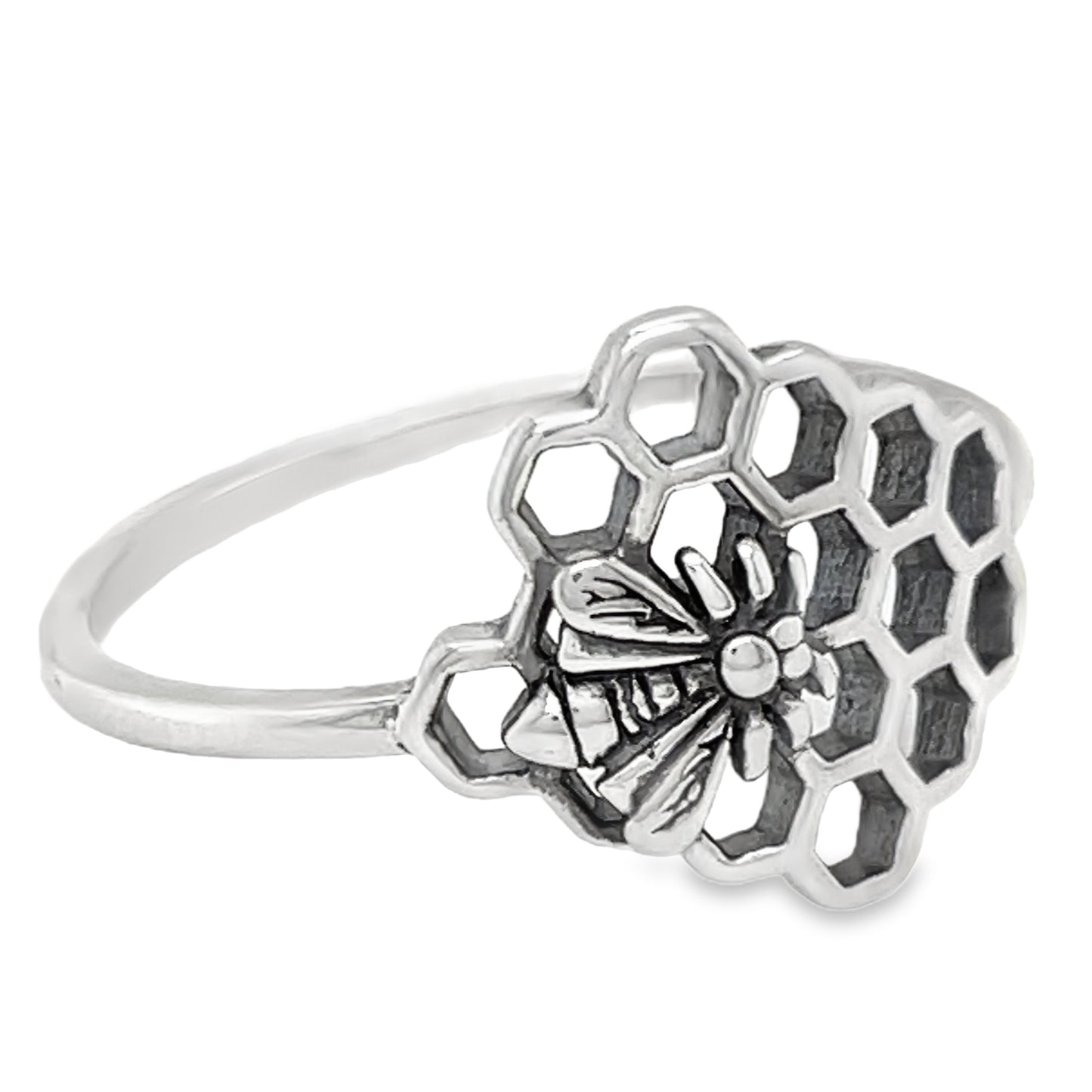 Anillo de abeja en forma de panal R346