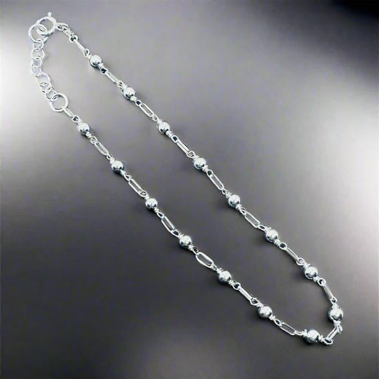 T9 Beaded Anklet 10in