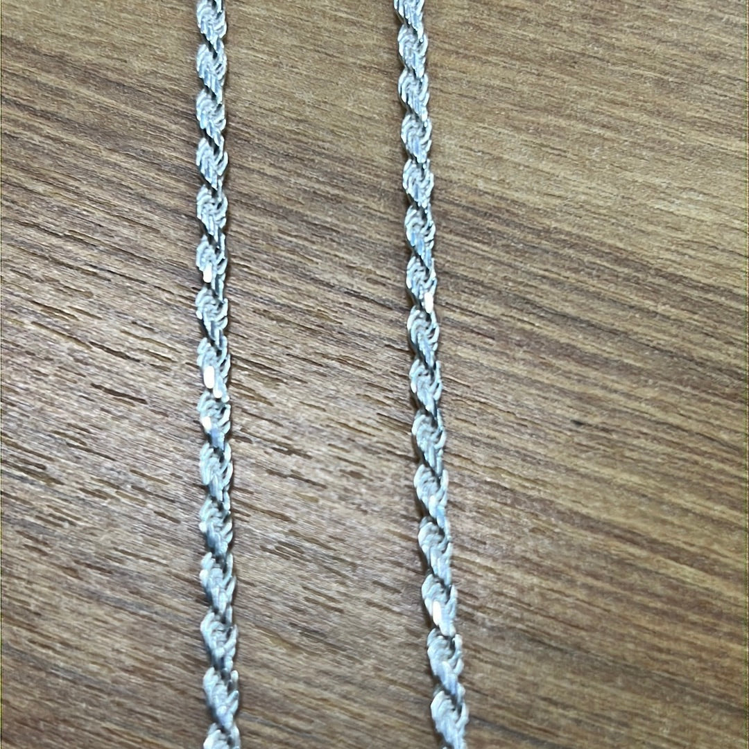 CA301 Rope Chain Necklace 2mm