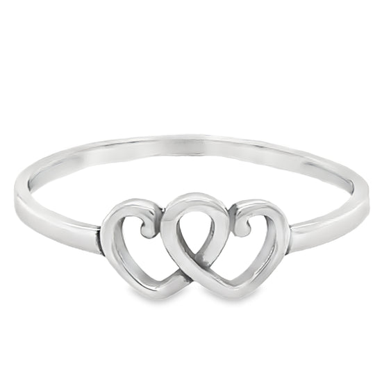 R85 Anillo Dos Corazones