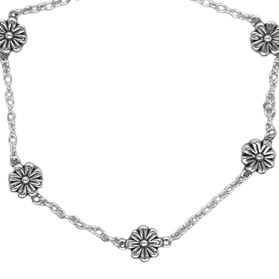 CA595 Daisy Flower Necklace