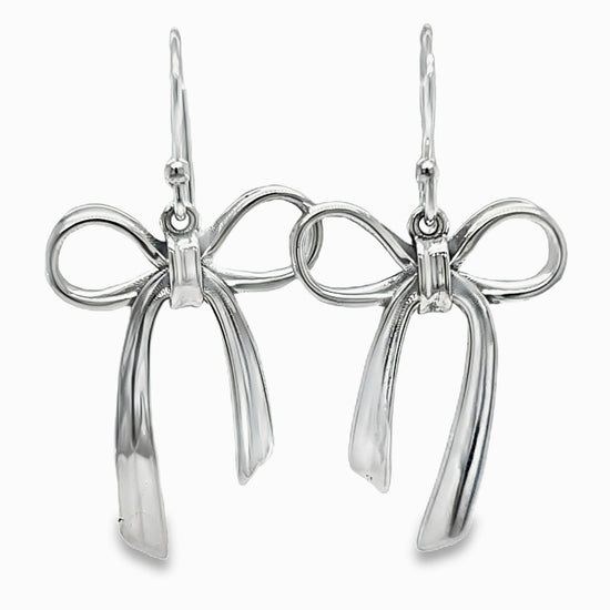 P595 Big Bow Earrings