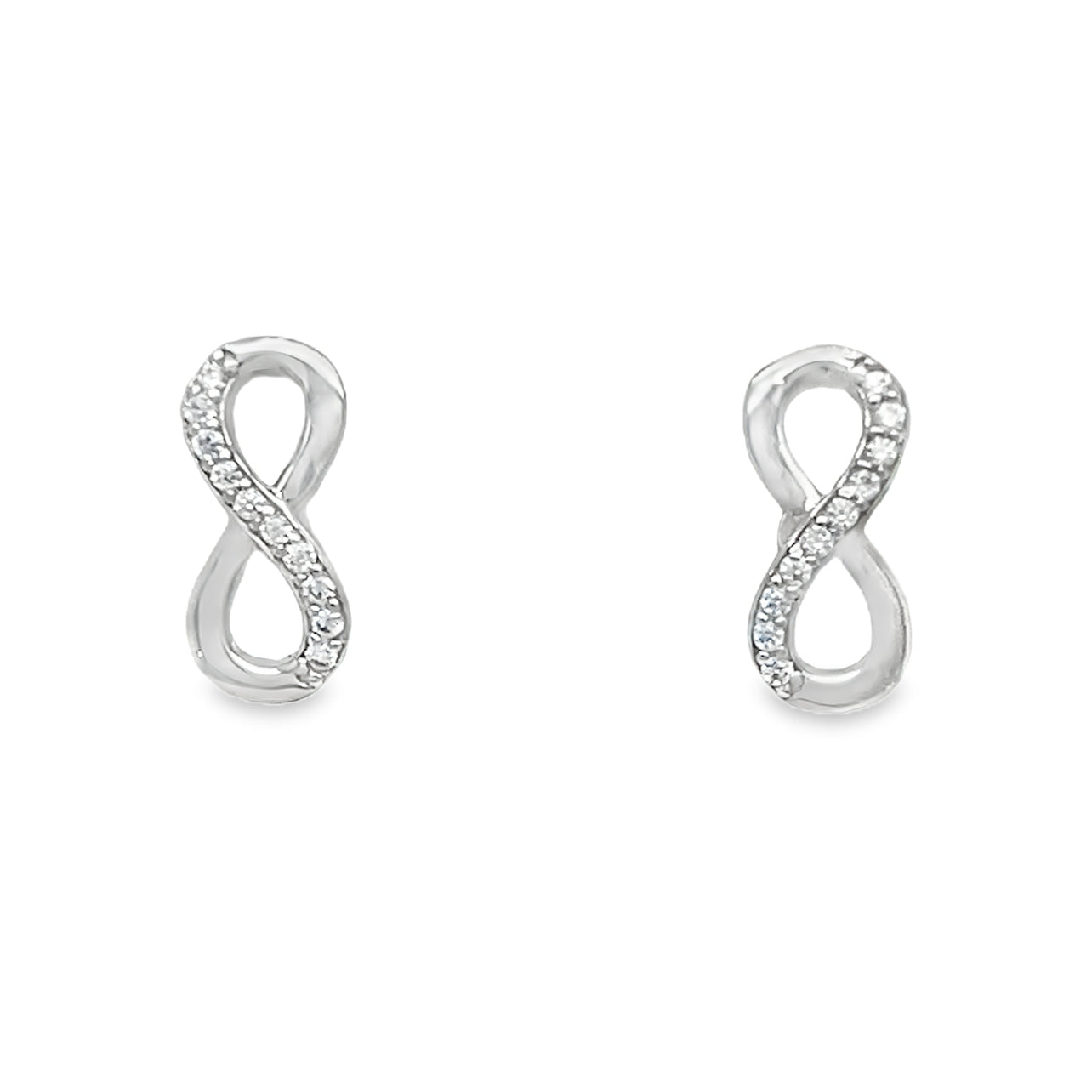 A463 Infinity CZ Aretes de poste con pavé