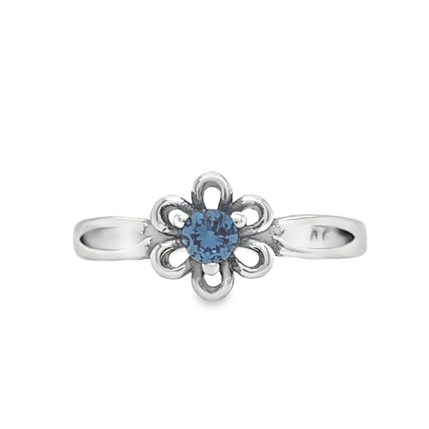 RK5 Blue Flower Ring