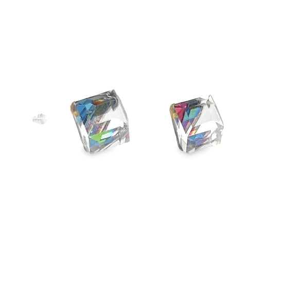 A805 Pendientes Poste cubo multicolor