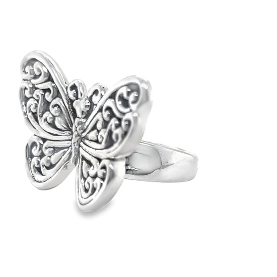 R822 Large butterfly Ring