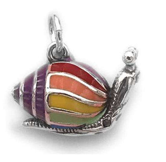 D1745 Colorful Snail Pendant