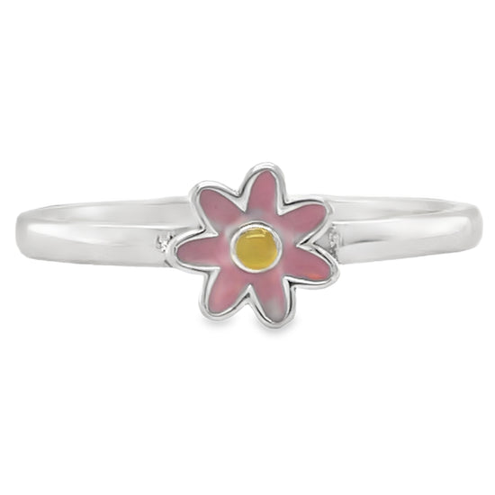 Anillo margarita rosa R1101