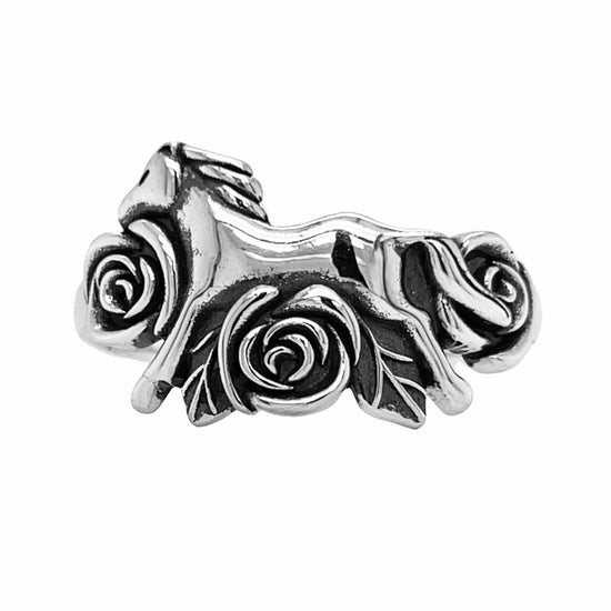 R1010 Horse Rose Ring