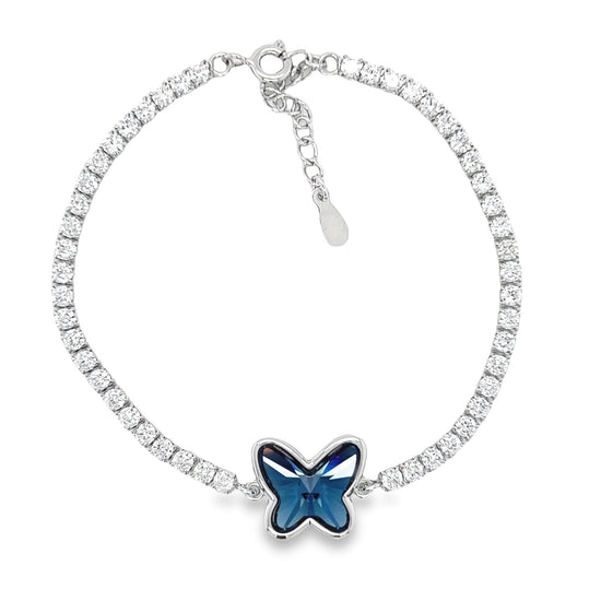 M535 Blue Butterfly Bracelet