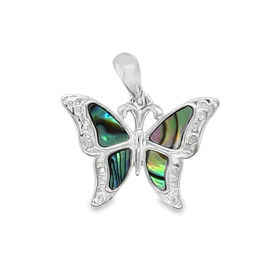 D2462 Stone Butterfly Pendant