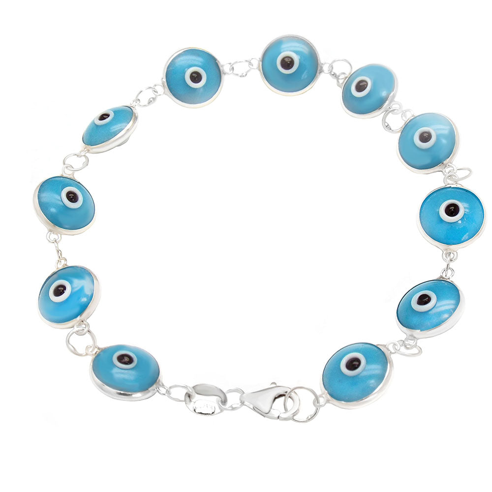 M503 Turquoise Blue Eye Bracelet