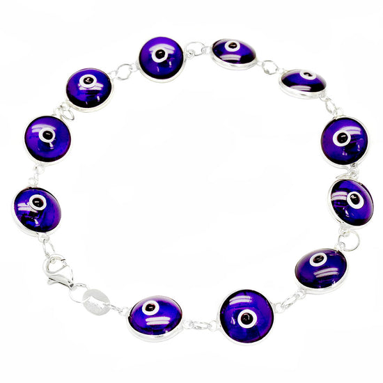 M504 Dark Blue Eye Bracelet